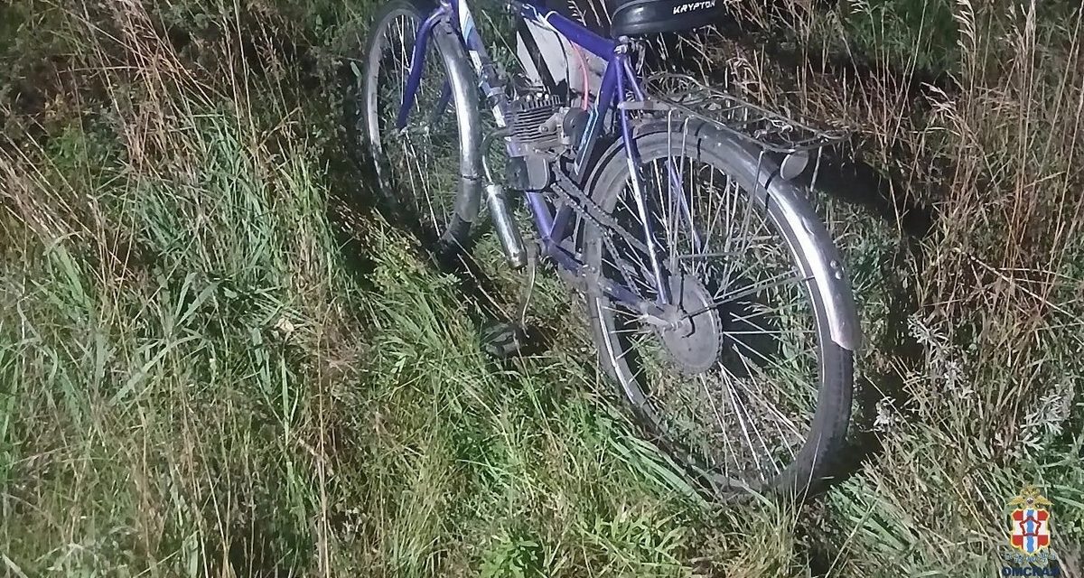 После наезда мужчины на велосипеде с мотором в Муромцевском районе погибла женщина